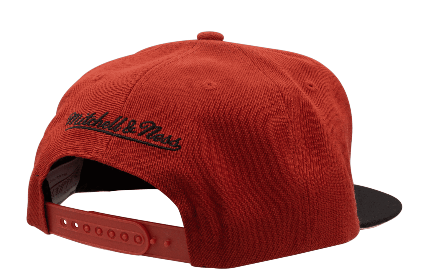 Men's Red Mitchell & Ness Chicago Bulls Snapback Hat