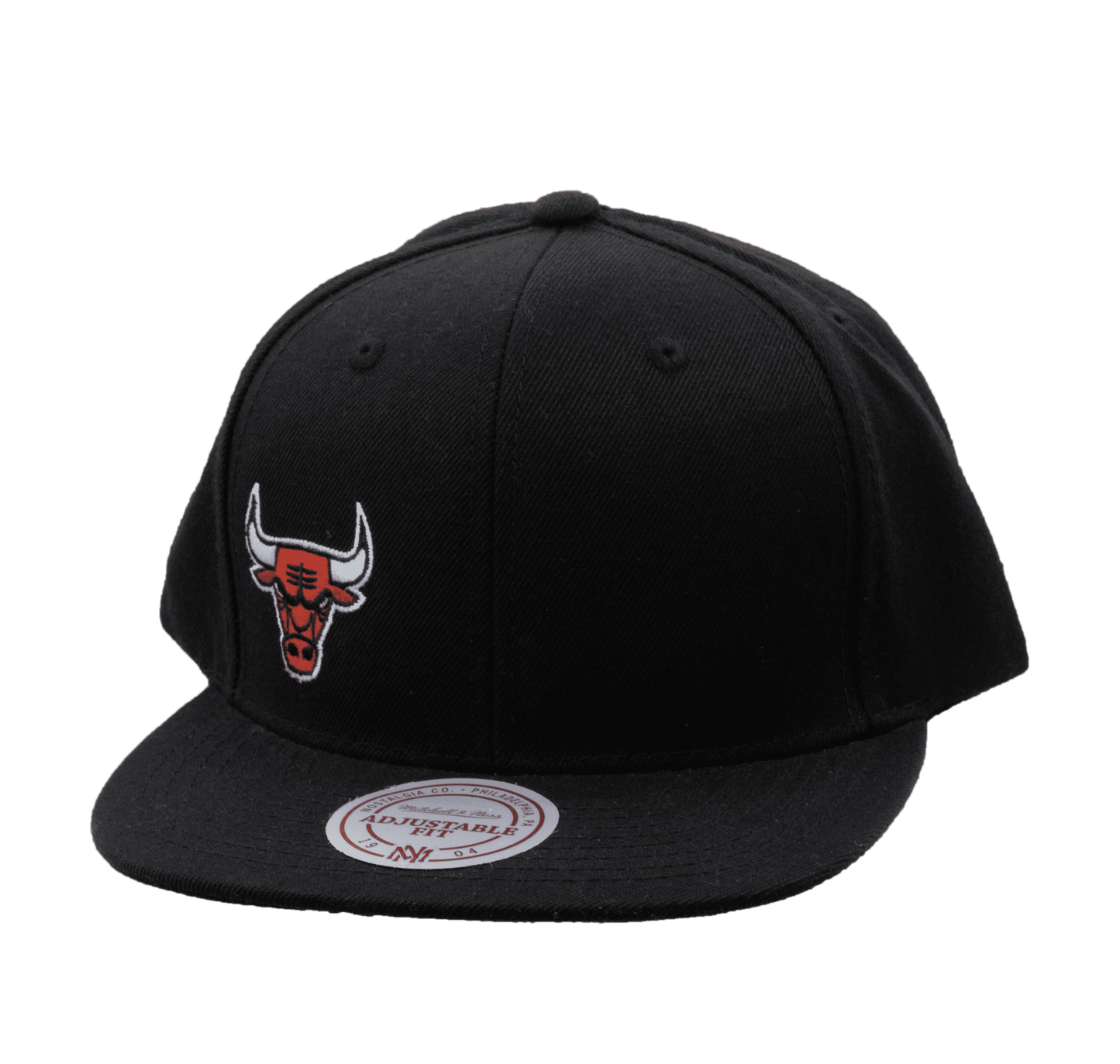 Men's Black Supreme Mitchell & Ness Chicago Bulls Snapback Hat
