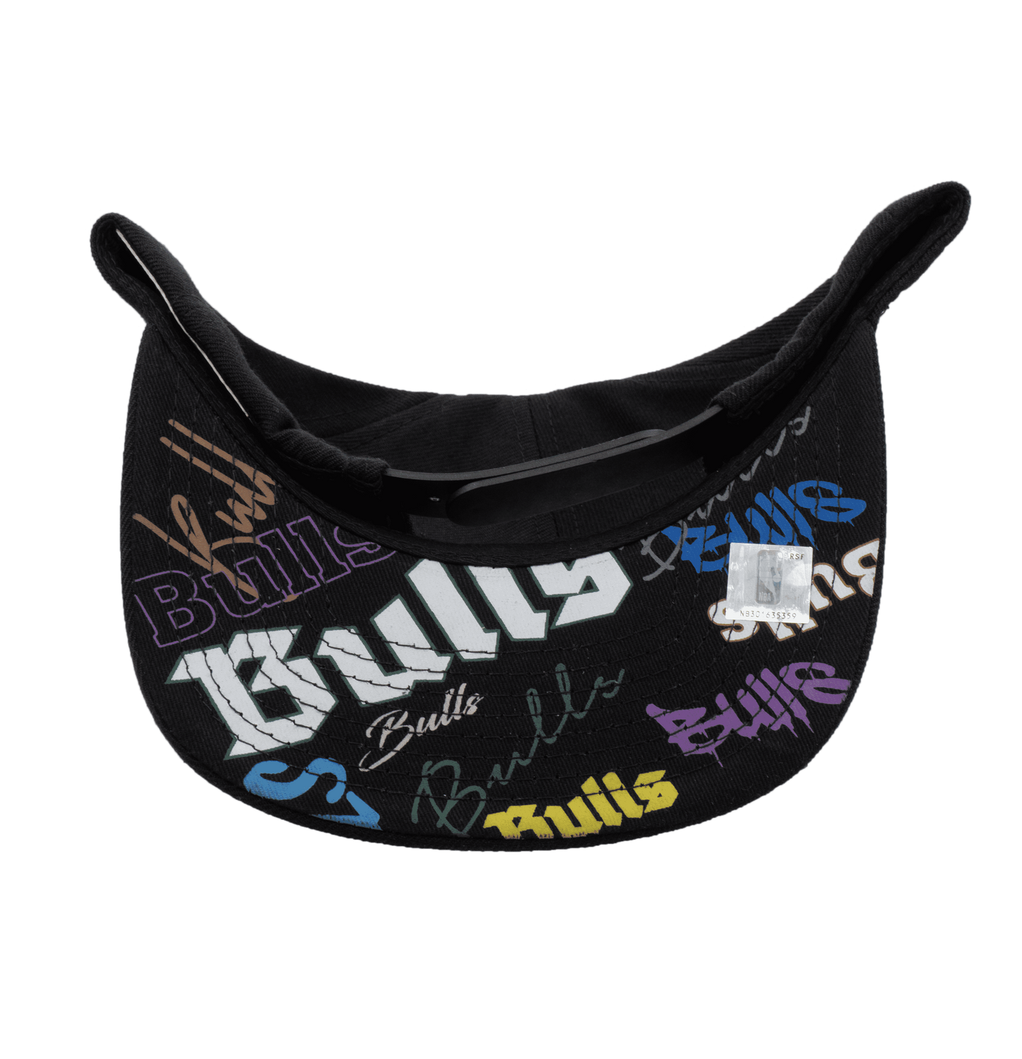 Men's Black Supreme Mitchell & Ness Chicago Bulls Snapback Hat