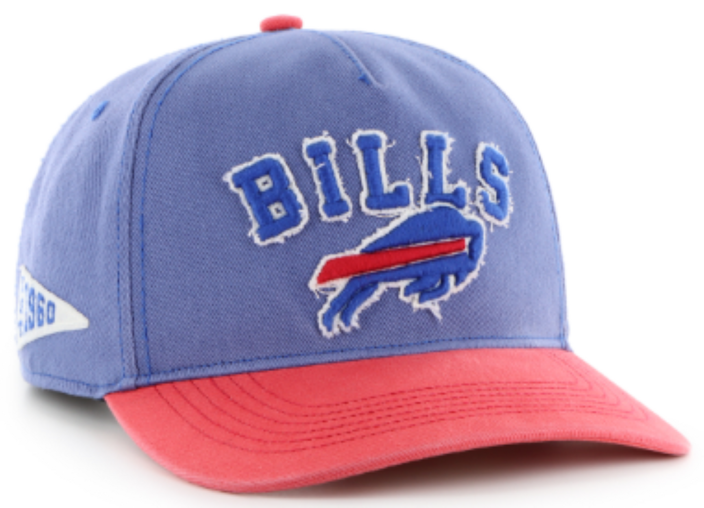 47 NFL Buffalo Bills Calderwood Hitch RF Adjustable Snapback - Blue/Red