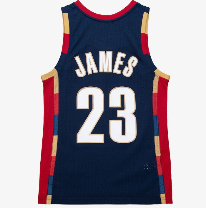 Mitchell & Ness (Women) NBA Cleveland Cavaliers LeBron James 2008/09 Hardwood Classics Swingman Jersey - Navy