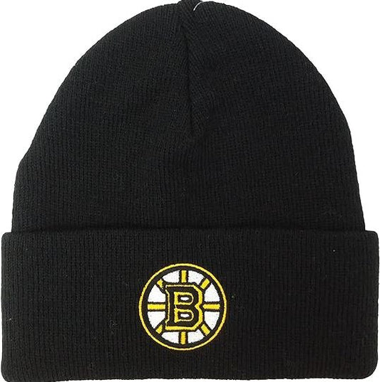 American Needle NHL Boston Bruins Knit Cuffed Hat - Black