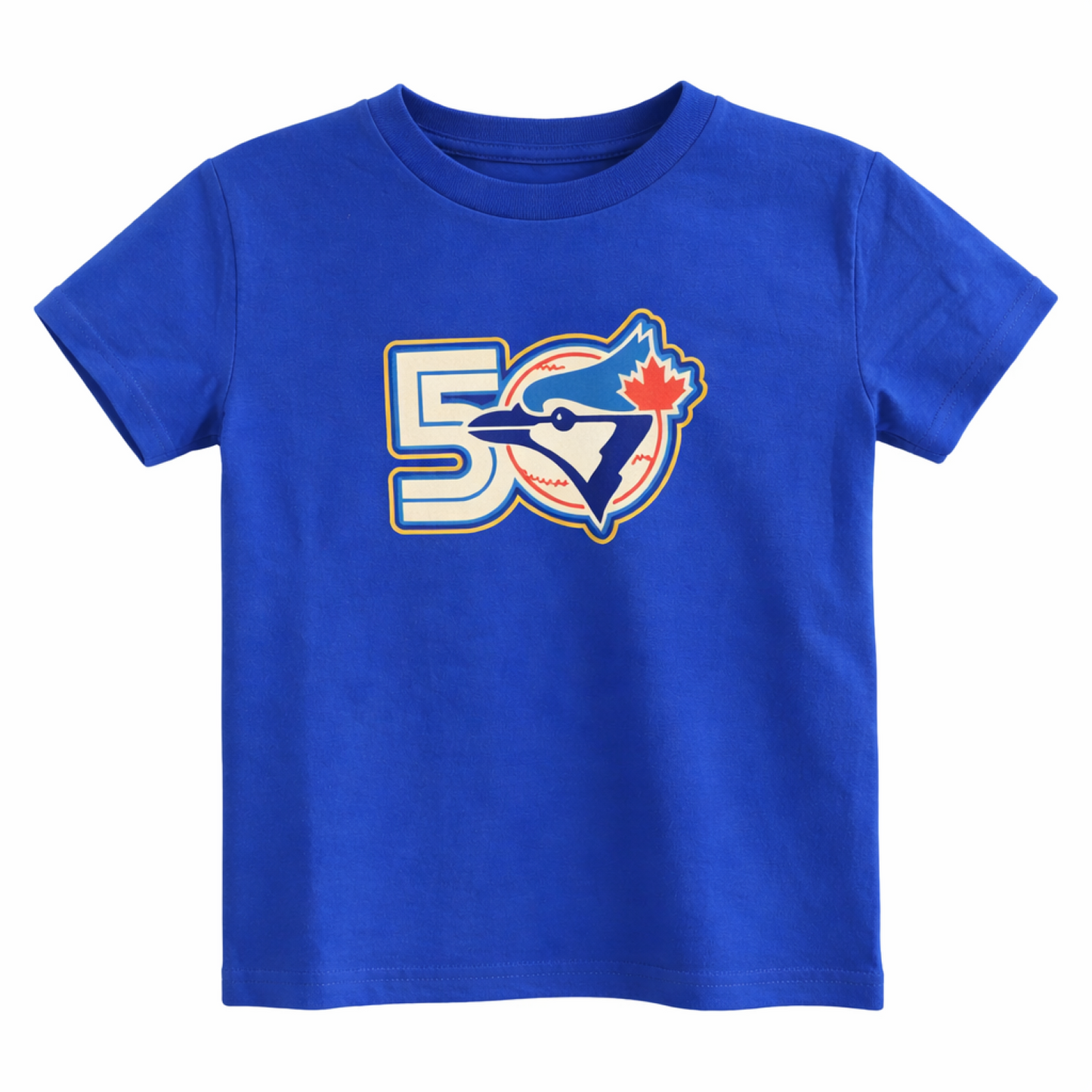 Genuine Merchandise MLB Toronto Blue Jays Toddler & Youth 50 Seasons Anniversary T-Shirt - Royal Blue