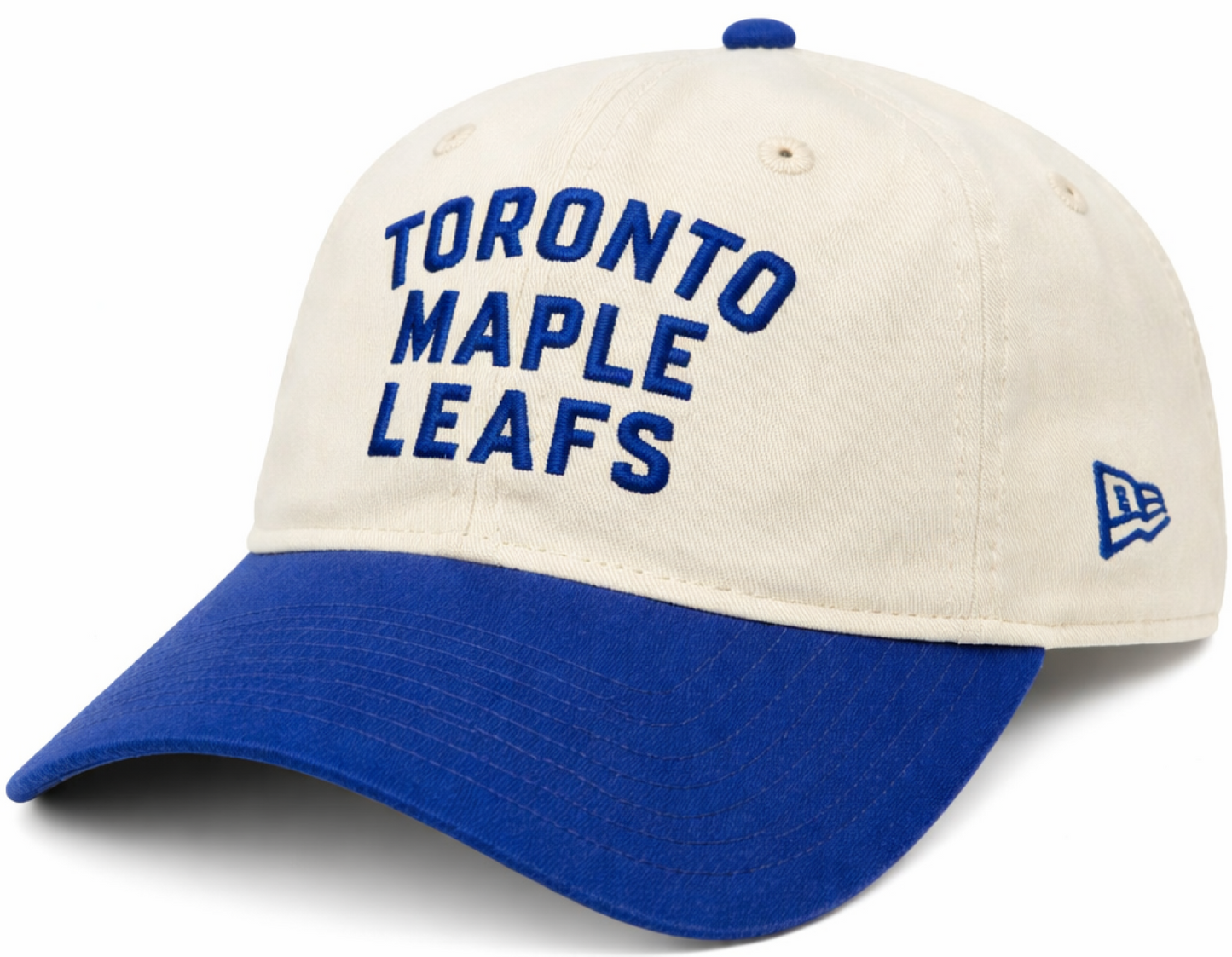 New Era NHL Toronto Maple Leafs 9TWENTY Adjustable Hat - Chrome White/Royal Blue