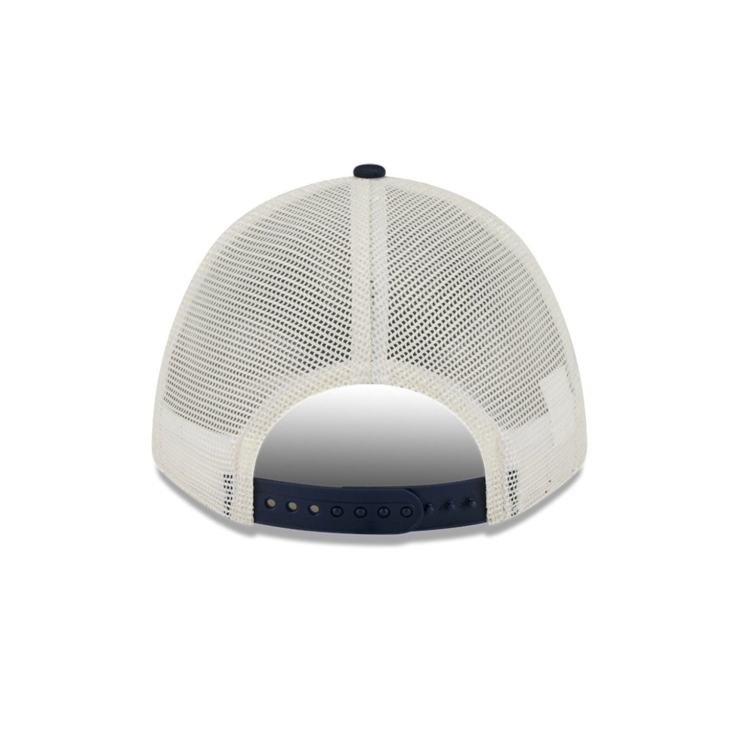 New Era MLB New York Yankees 9FORTY Chrome Arch M-Crown A-Frame Adjustable Trucker Cap - White / Navy