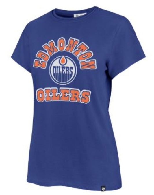 47 NHL Edmonton Oilers Women's Comeback Frankie T Shirt - Blue