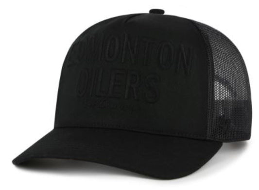 '47 NHL Edmonton Oilers Contemporary Hitch Hat - Black