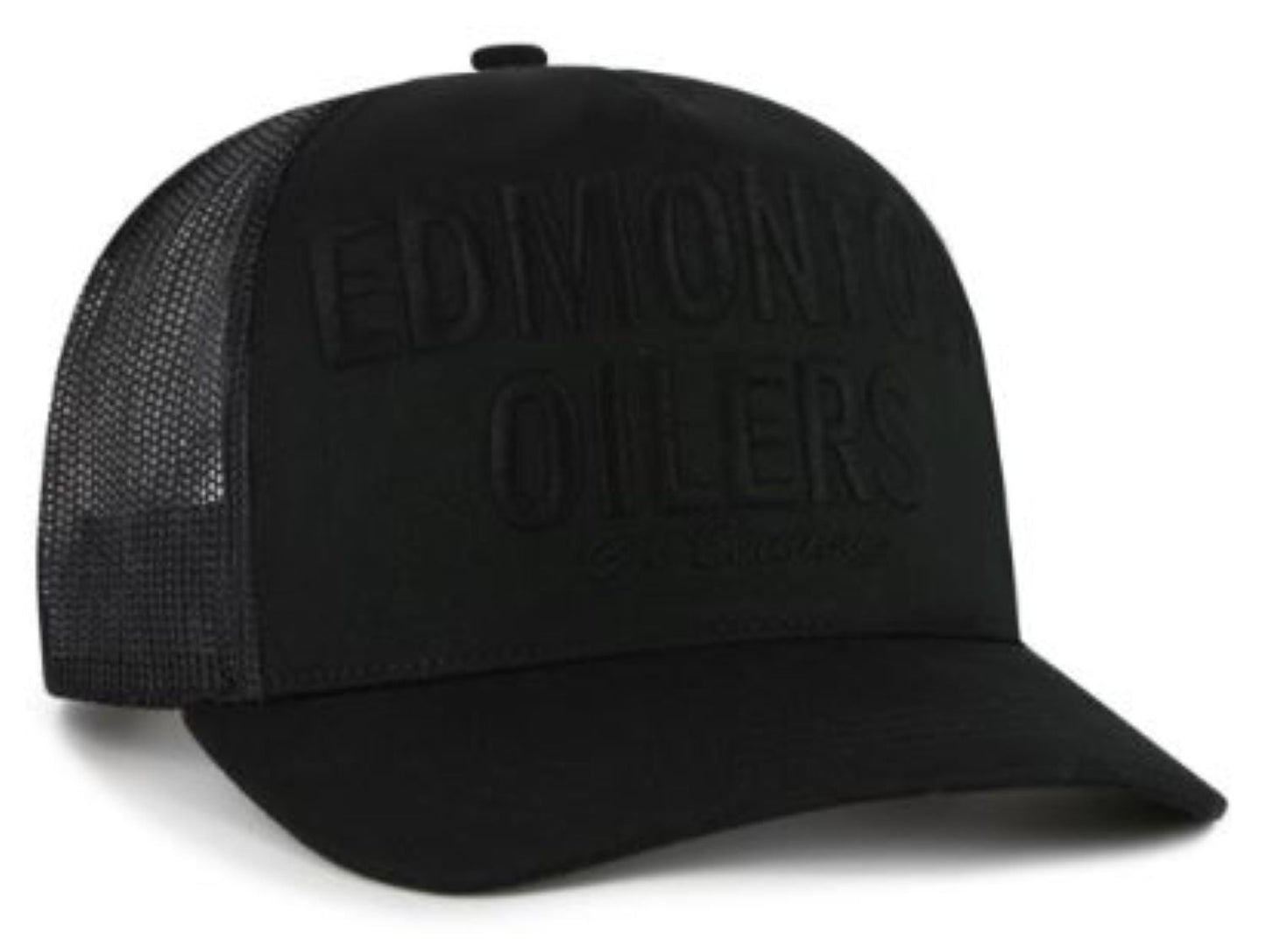 '47 NHL Edmonton Oilers Contemporary Hitch Hat - Black