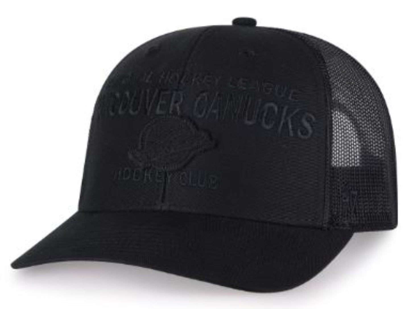 '47 NHL Vancouver Canucks Contemporary Mesh Trucker Hat - Black