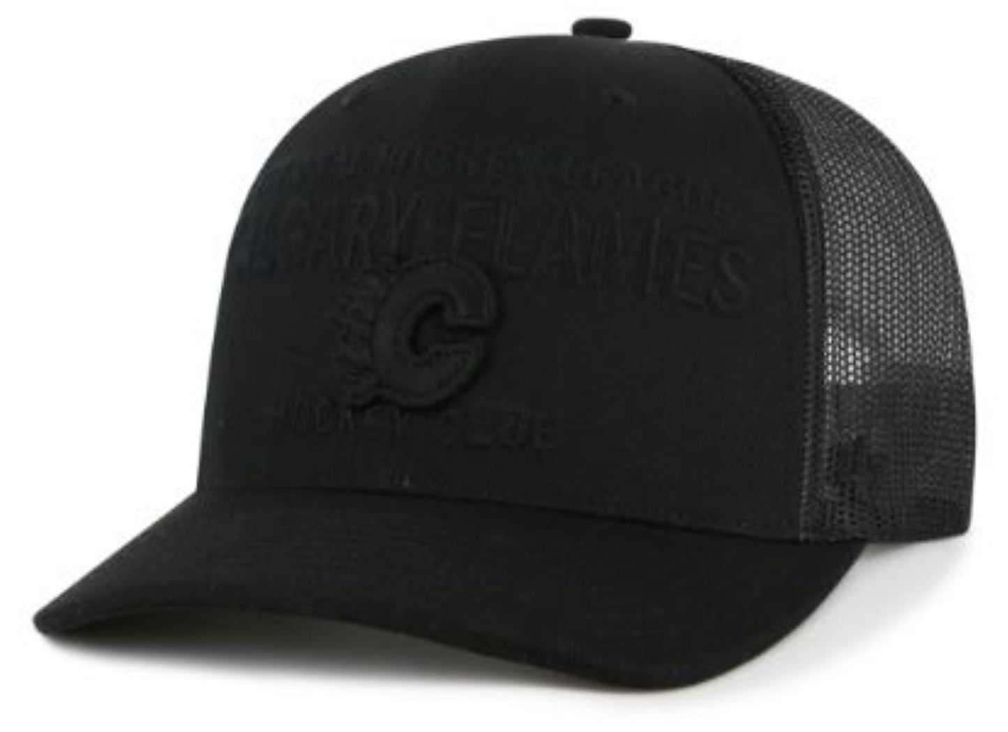 '47 NHL Calgary Flames Contemporary Mesh Trucker Hat - Black