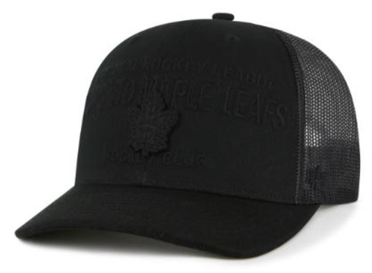 '47 NHL Toronto Maple Leafs Contemporary Mesh Trucker Hat - Black