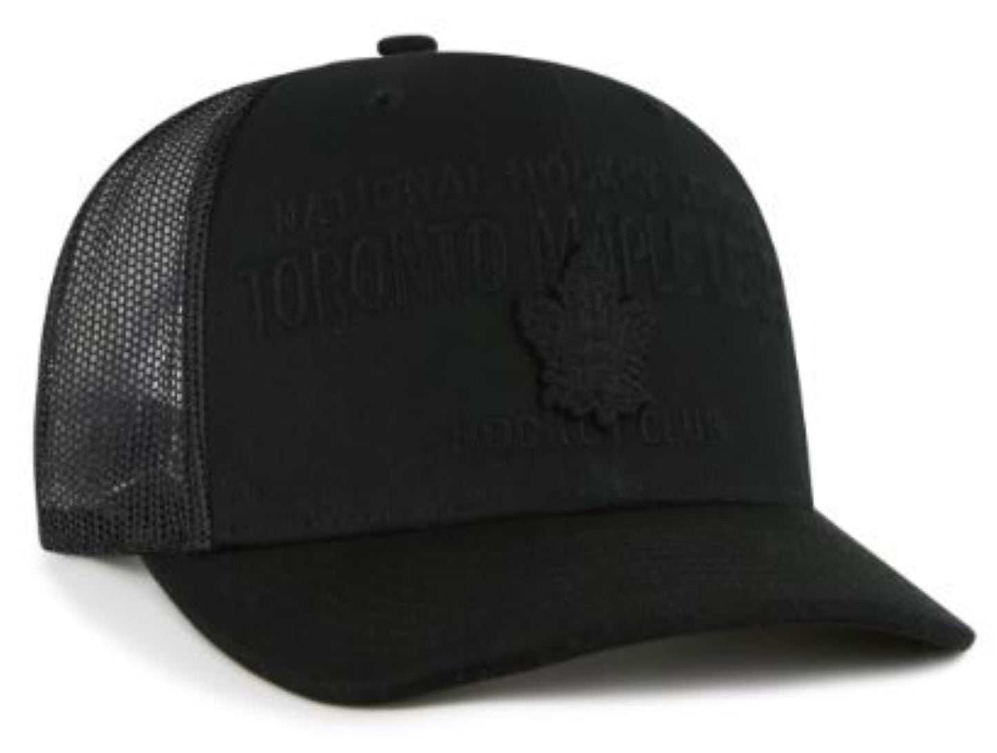 '47 NHL Toronto Maple Leafs Contemporary Mesh Trucker Hat - Black