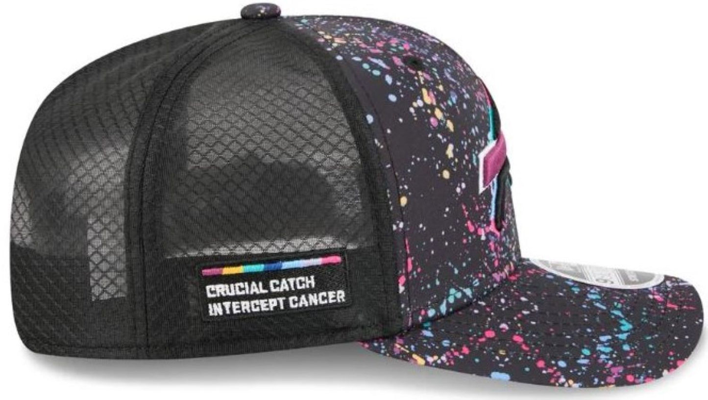 New Era NFL Buffalo Bills 2025 Crucial Catch 9SEVENTY Stretch-Snap Trucker Adjustable Hat - Black (Copy)