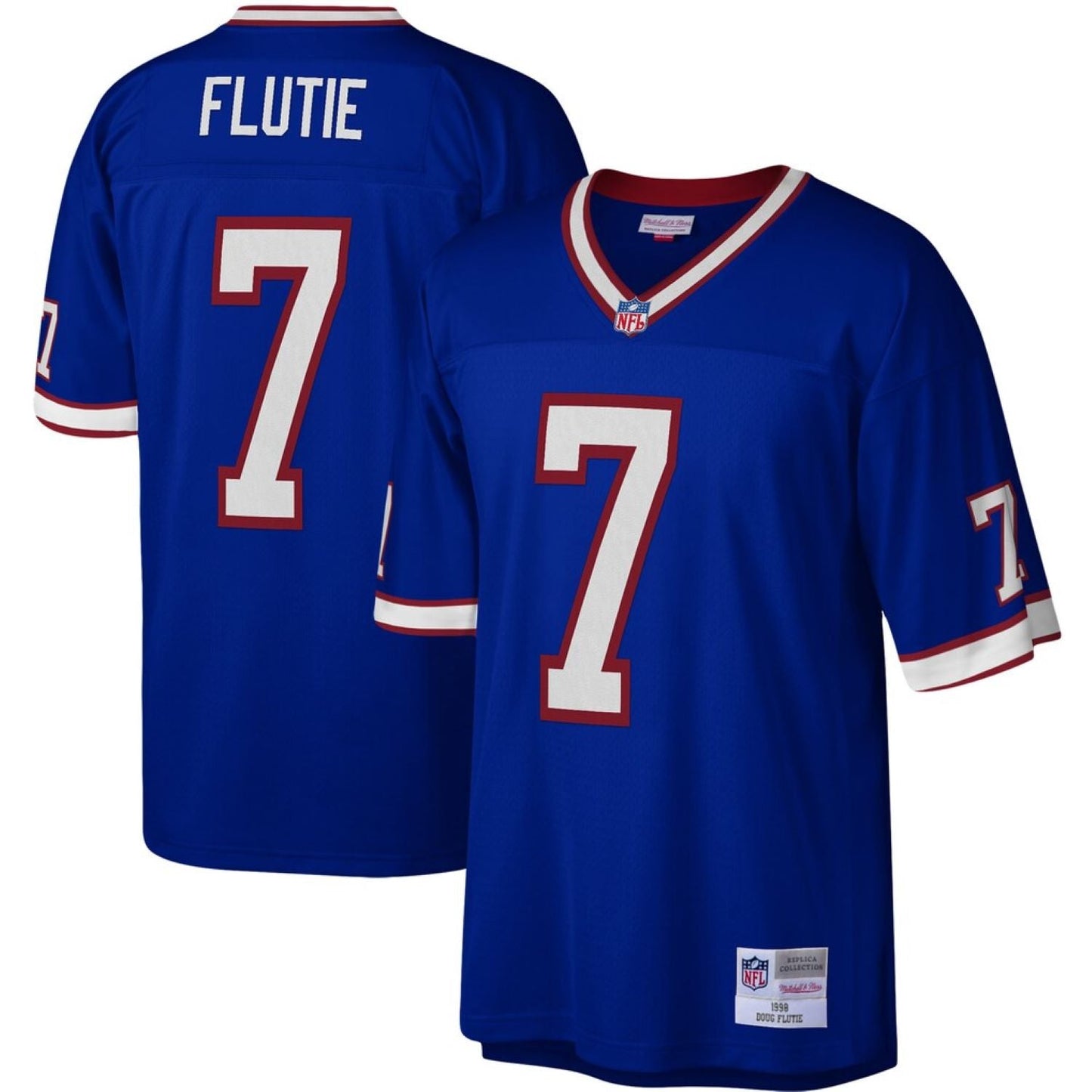 Mitchell & Ness NFL Doug Flutie Buffalo Bills 1998 Legacy Player Jersey - Blue