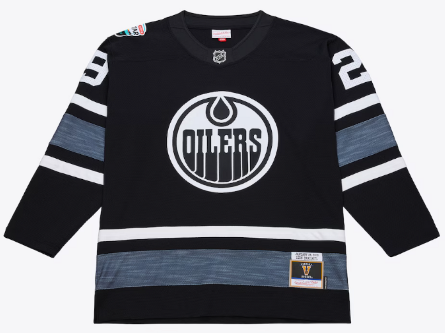 Mitchell & Ness NHL 2019 All-Star Game Edmonton Oilers Leon Draisaitl Jersey - Black/White