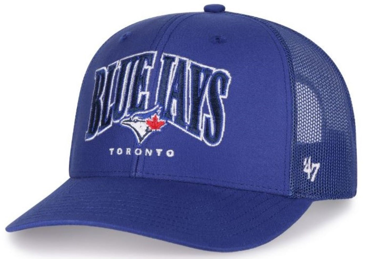 47 MLB Toronto Blue Jays Drawbridge Trucker Adjustable Hat - Royal Blue