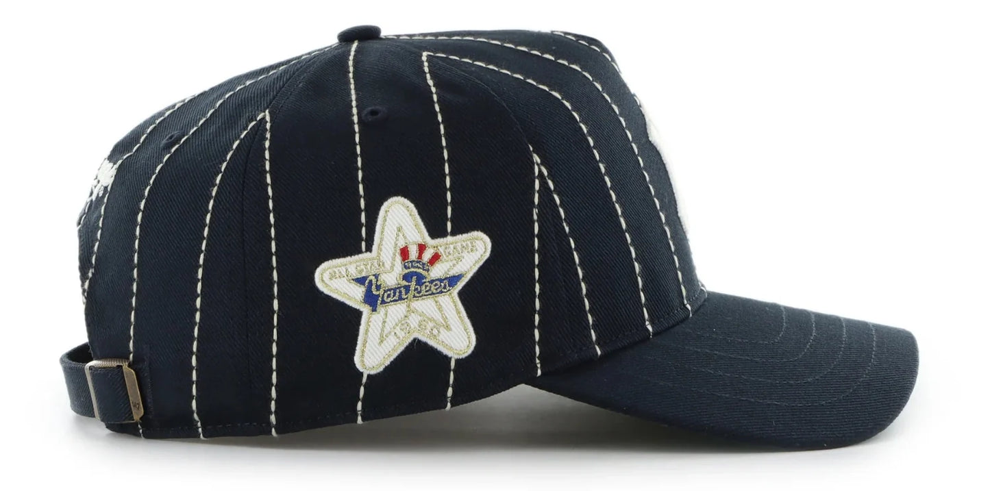 '47 MLB New York Yankees Rawlings Pinstripe Clean Up Adjustable Hat