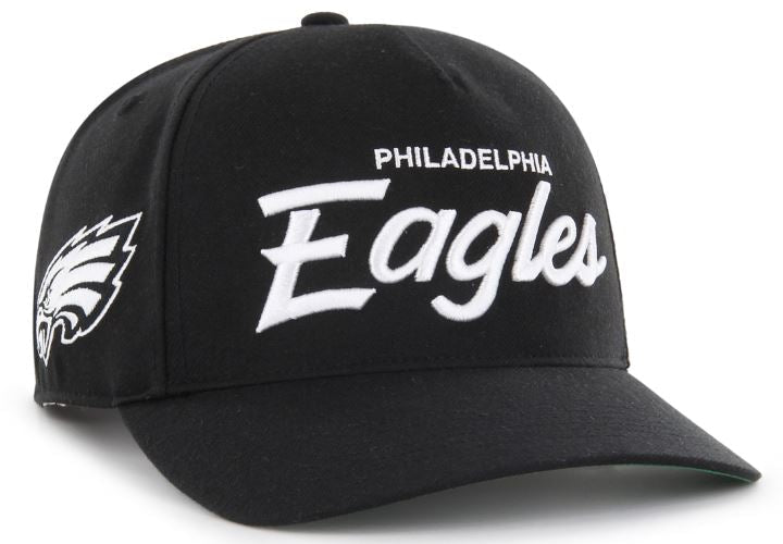 47 NFL Philadelphia Eagles Attitude Hitch Adjustable Snapback - Black