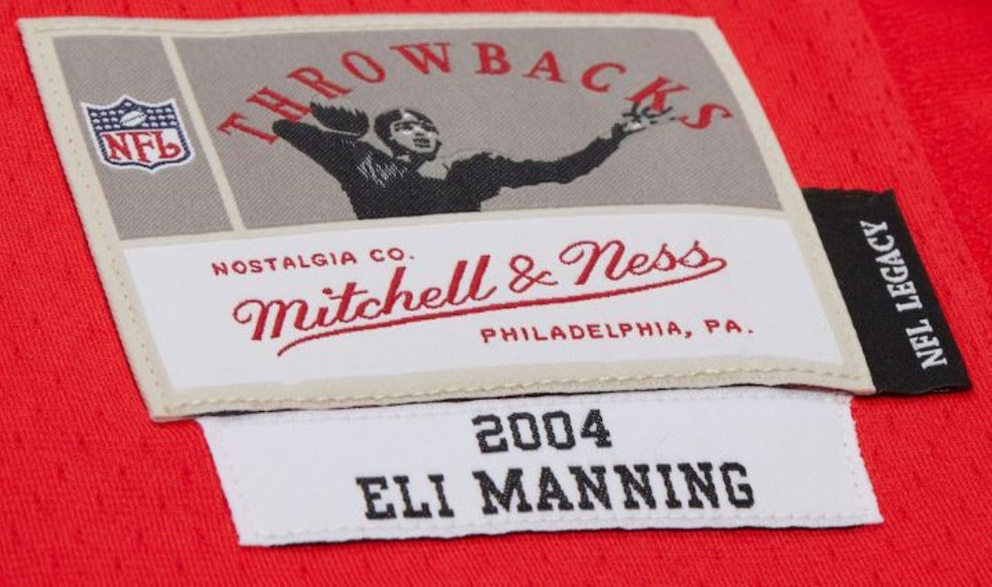 Mitchell & Ness NFL Eli Manning New York Giants 2004 Legacy Player Jersey - Red
