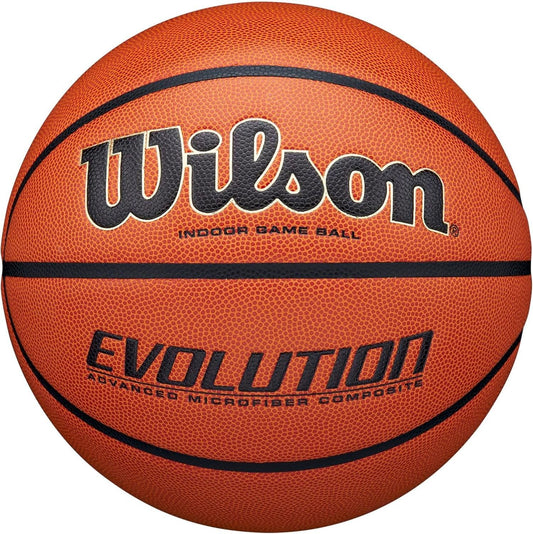 Wilson Evolution Black Edition Official Basketball - Size 5-27.5"