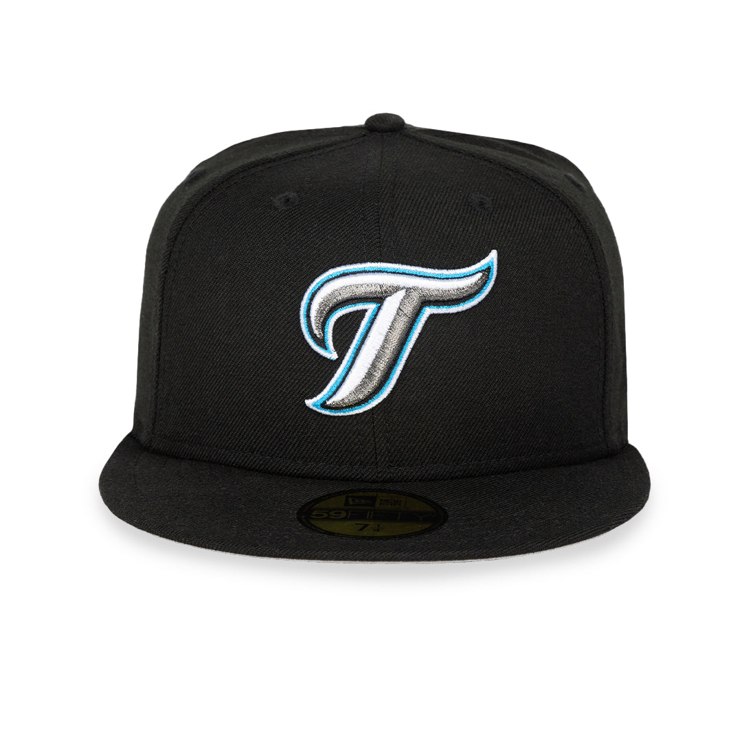 Toronto Blue Jays Retro Black Alt Cooperstown 59fifty Fitted New Era Hat