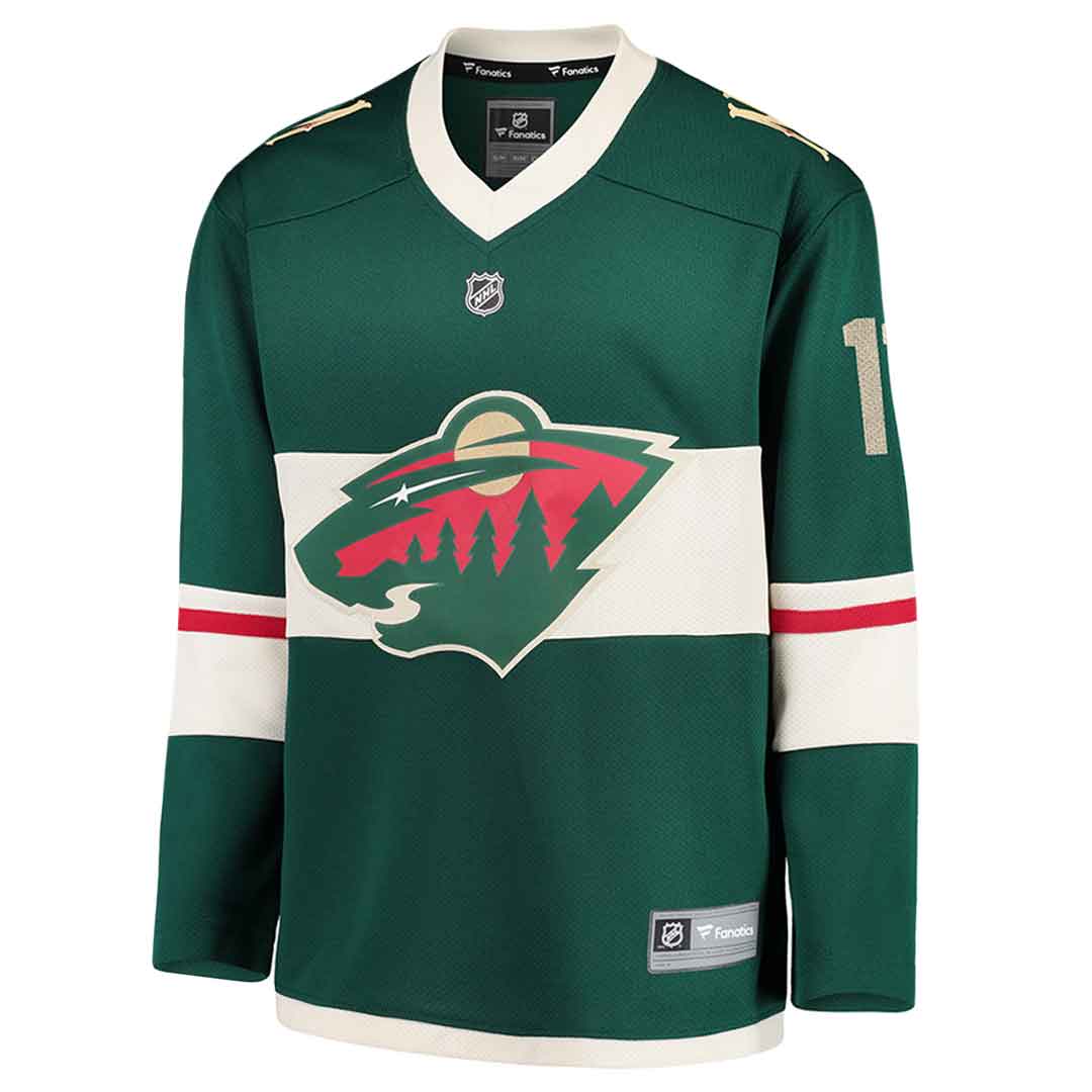 Fanatics - Kids' (Youth) Minnesota Wild Zach Parise Replica Home Jersey