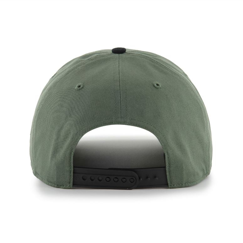 47 NHL Calgary Flames Roscoe Rope Option TT Hitch Snapback Hat - Green/Black
