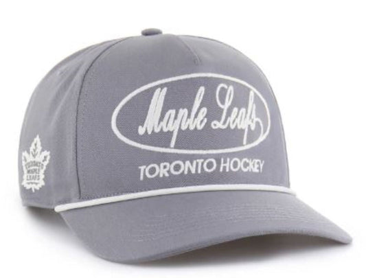 '47 NHL Toronto Maple Leafs Foundational Hitch RF Adjustable Snapback Hat - Grey