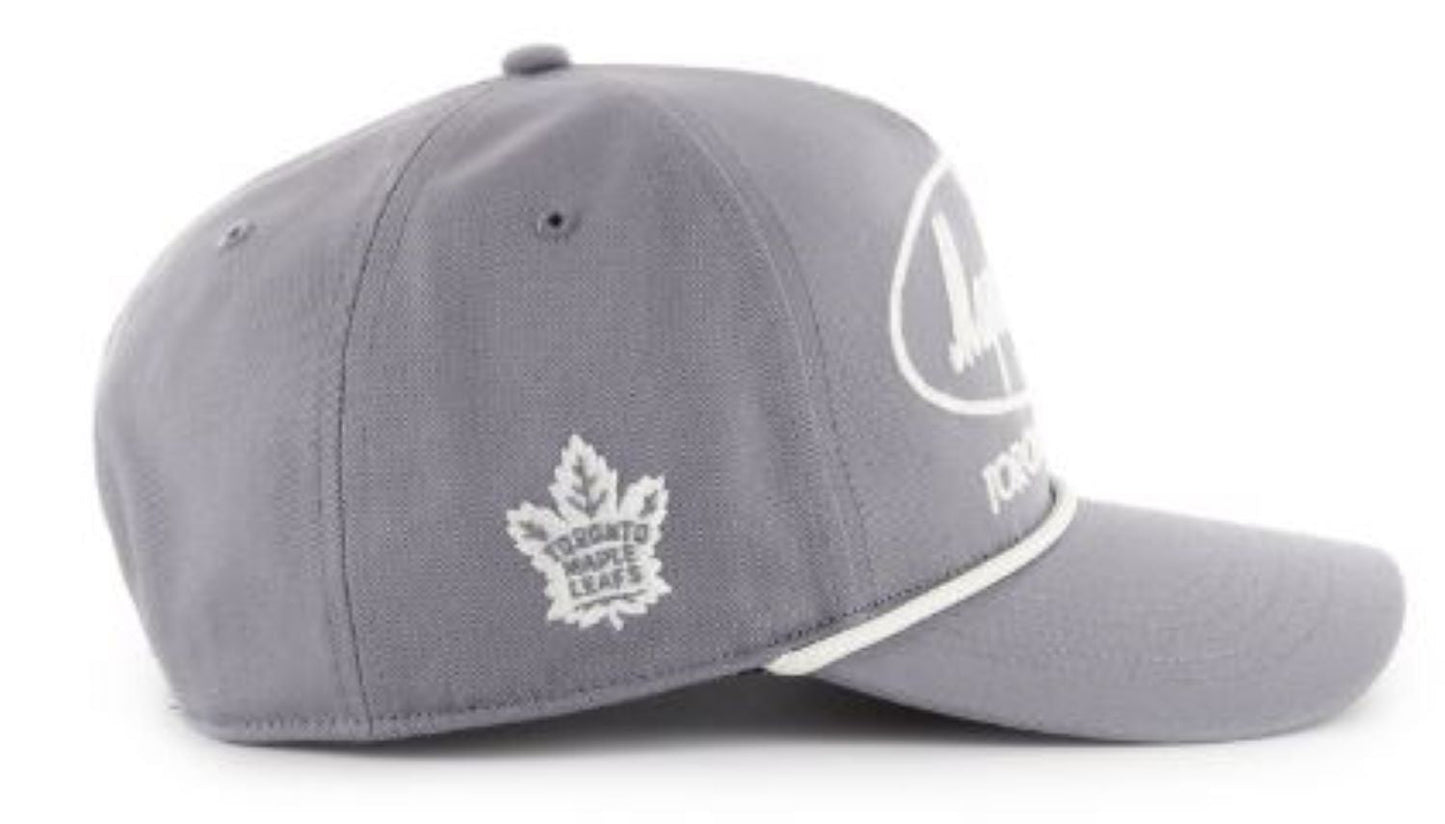 '47 NHL Toronto Maple Leafs Foundational Hitch RF Adjustable Snapback Hat - Grey