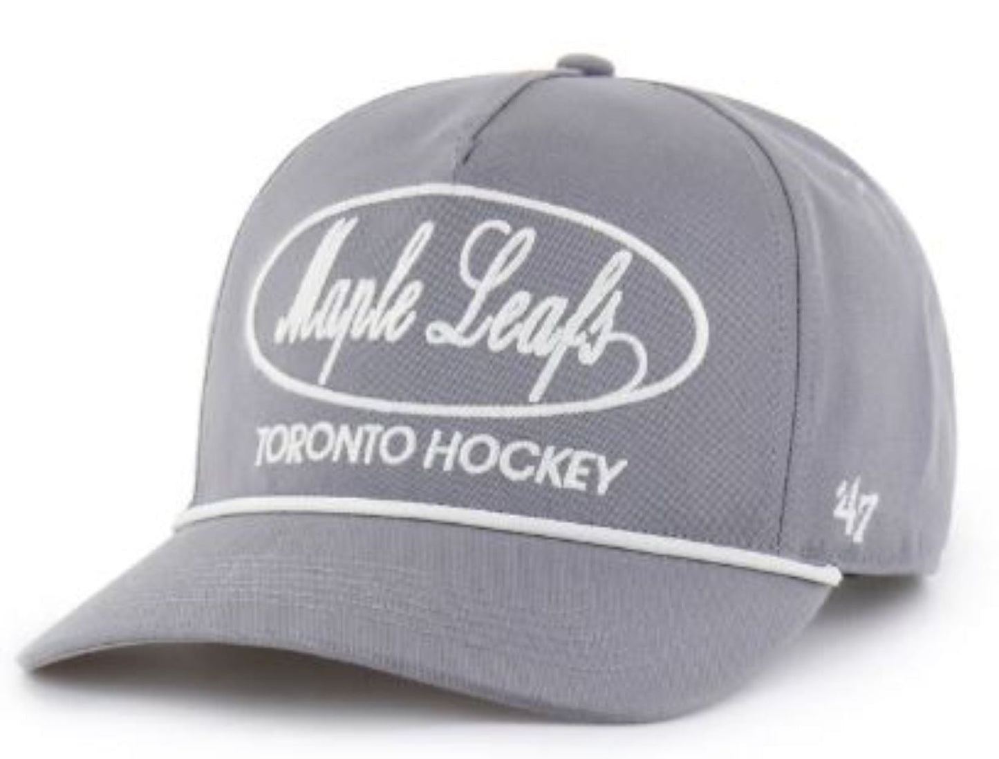 '47 NHL Toronto Maple Leafs Foundational Hitch RF Adjustable Snapback Hat - Grey