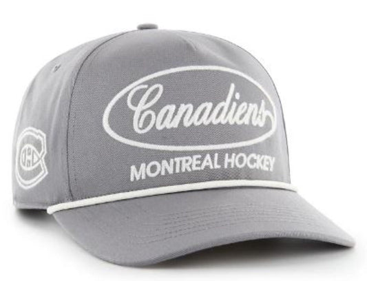'47 NHL Montreal Canadiens Foundational Hitch RF Adjustable Snapback Hat - Grey