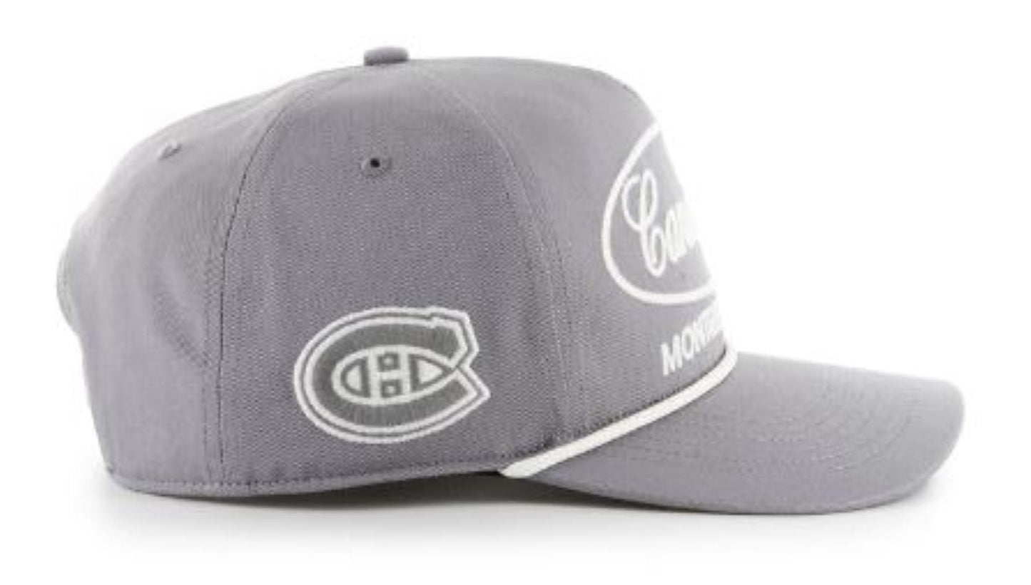 '47 NHL Montreal Canadiens Foundational Hitch RF Adjustable Snapback Hat - Grey