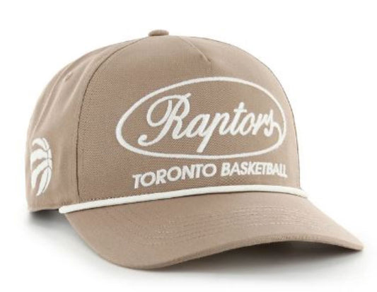 '47 NBA Toronto Raptors Foundational Hitch RF Adjustable Snapback Hat - Khaki