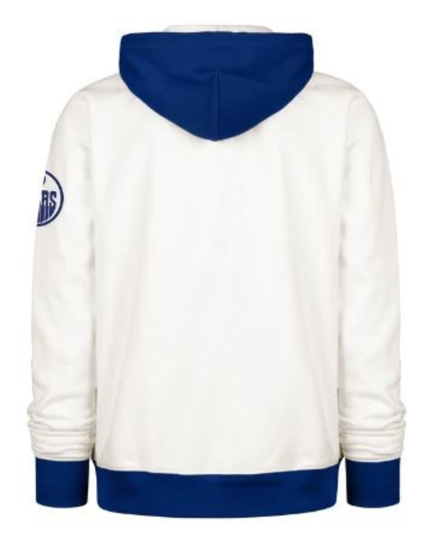 '47 NHL Edmonton Oilers Golden Age Skipper Original Hoodie - White / Blue