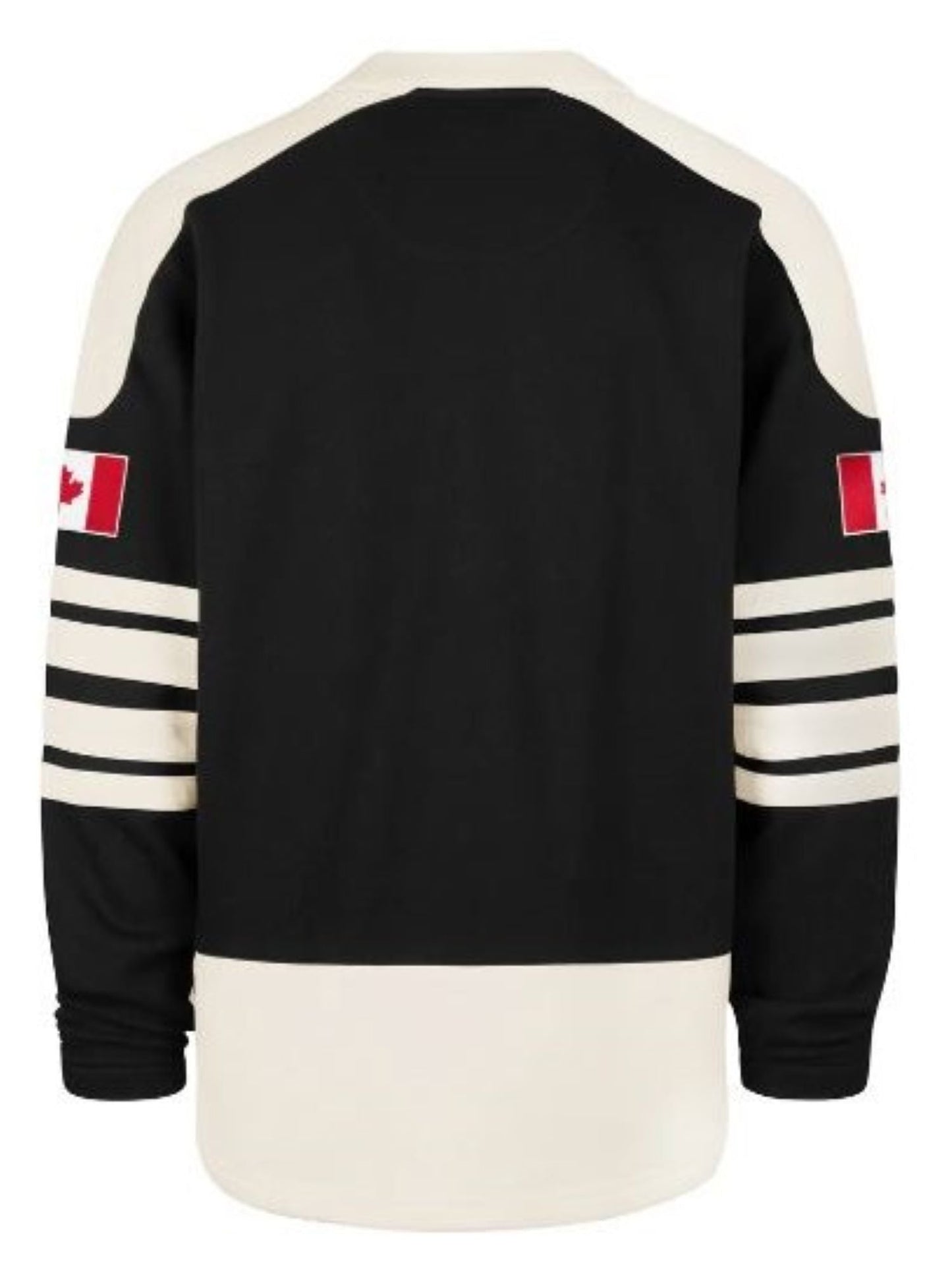 '47 Hockey Canada Golden Age Sweep Check Eternal Lacer Fleece Hoodie - Black/White