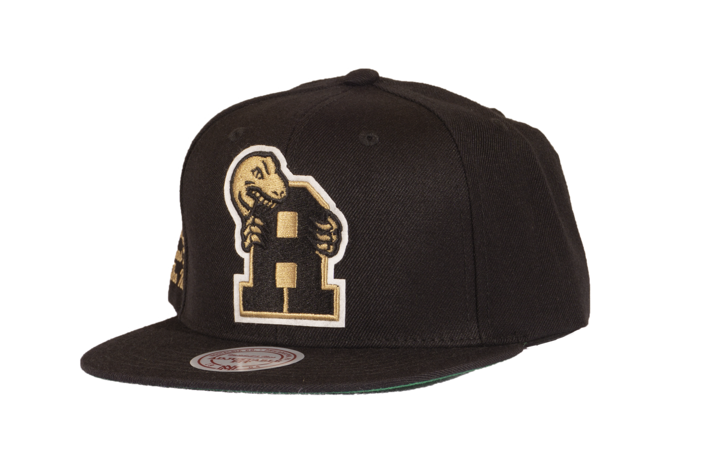 Men's Mitchell & Ness Toronto Raptors Black & Gold Graduation Snapback