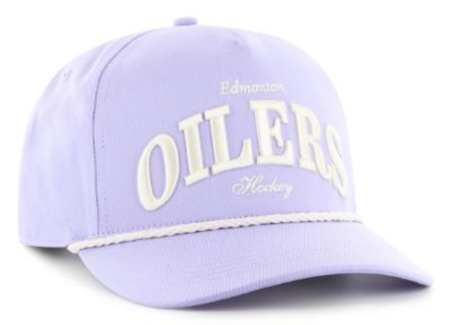 '47 NHL Edmonton Oilers Women's Gelato Hitch Rope Adjustable Hat - Purple