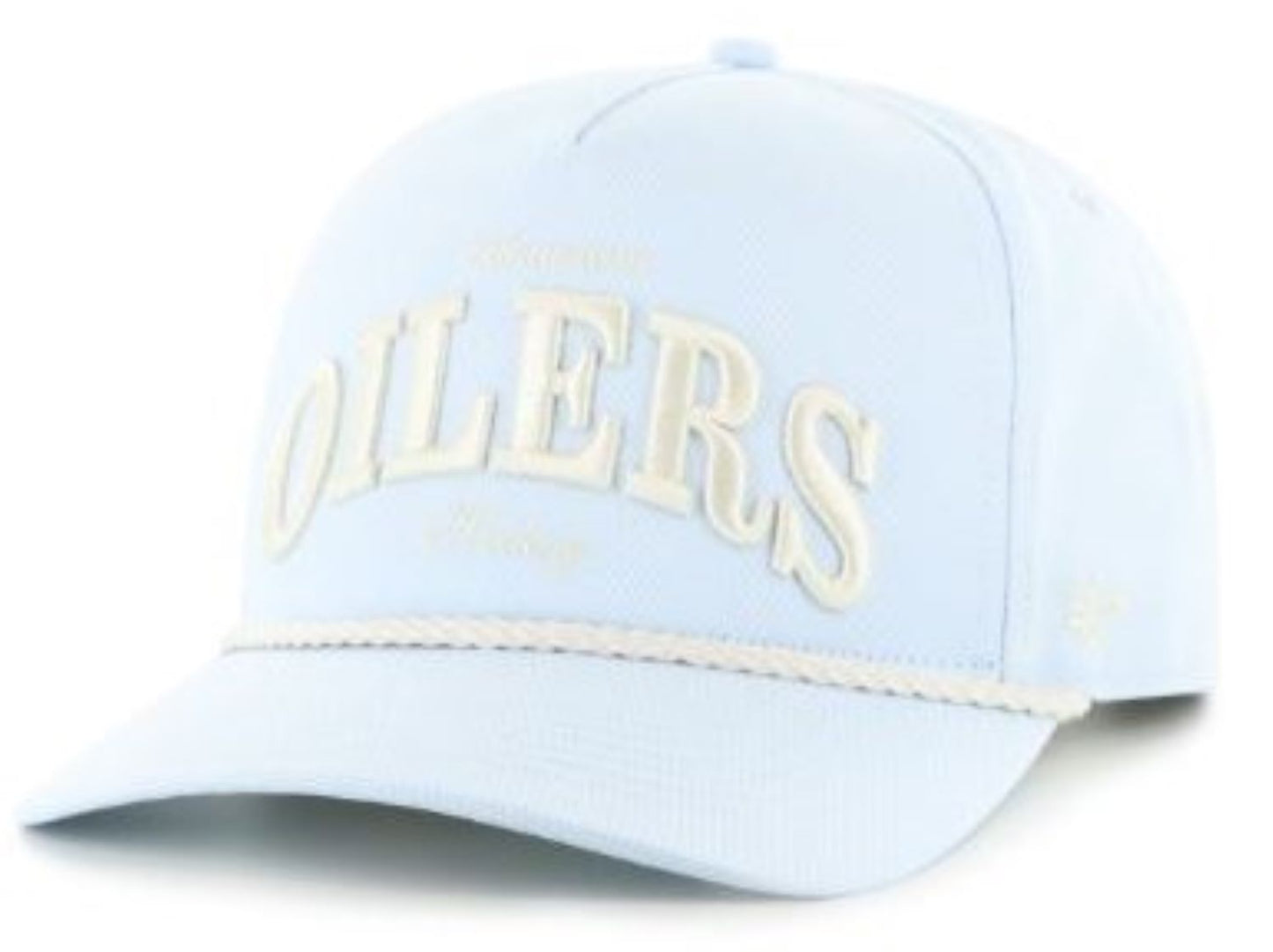 '47 NHL Edmonton Oilers Women's Gelato Hitch Rope Adjustable Hat - Blue