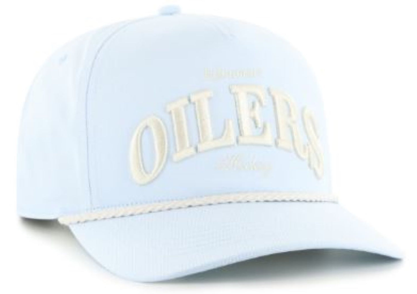 '47 NHL Edmonton Oilers Women's Gelato Hitch Rope Adjustable Hat - Blue