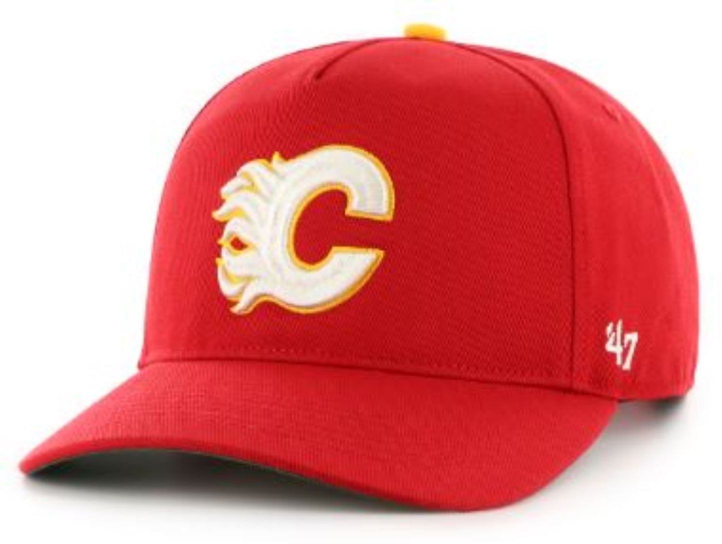 '47 NHL Calgary Flames Golden Age Replica Hitch Snapback Hat - Red