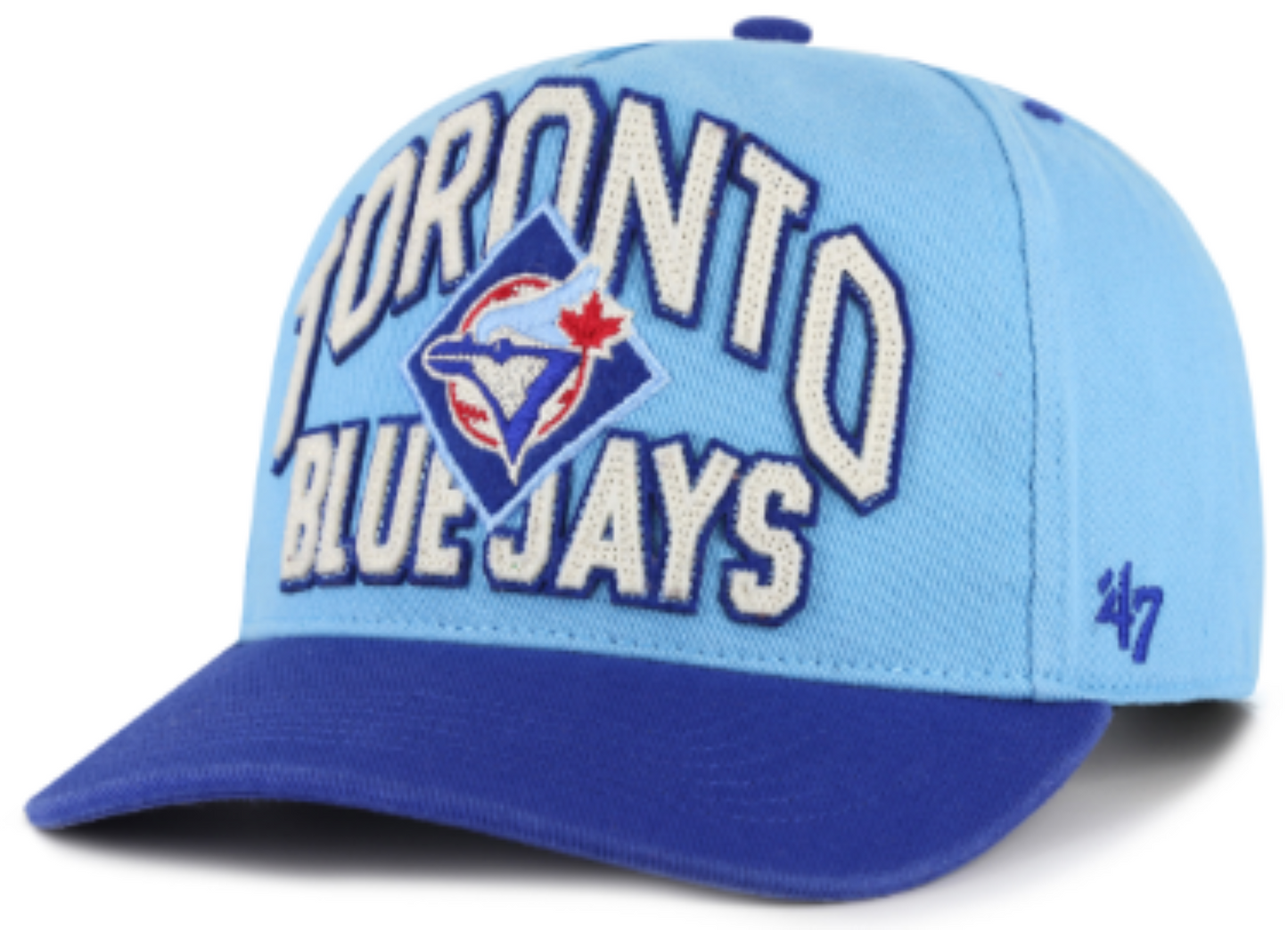 47 MLB Toronto Blue Jays Grand Arch Hitch Adjustable Hat - Blue