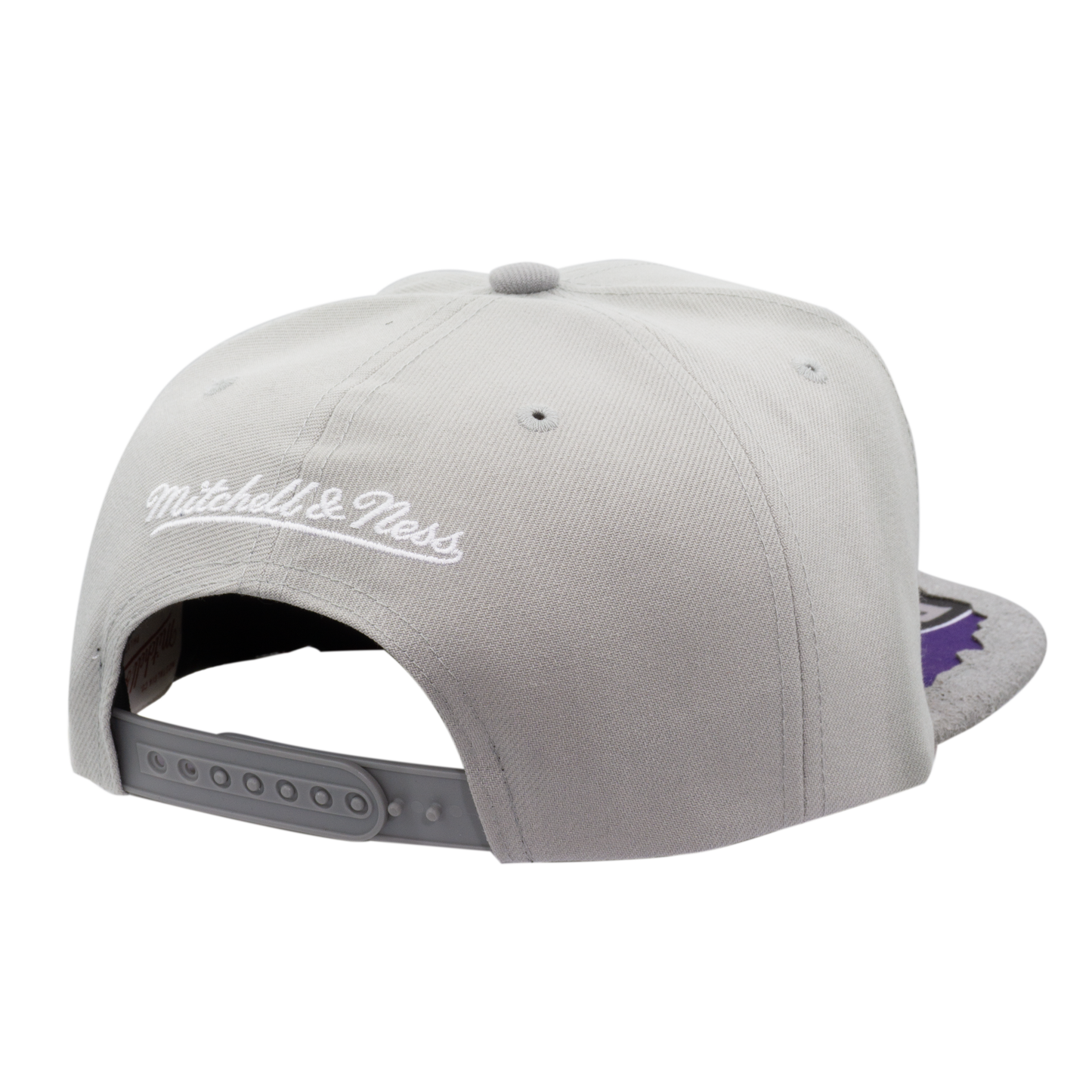 Men's Mitchell & Ness Gray Toronto Raptors Munch Time Snapback Hat