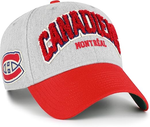 '47 NHL Montreal Canadiens Standish Adjustable hat - Grey/red