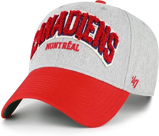 '47 NHL Montreal Canadiens Standish Adjustable hat - Grey/red