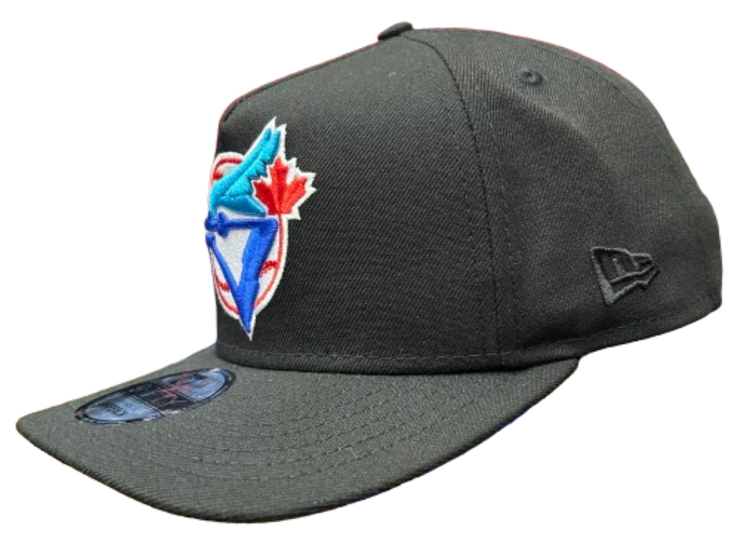 New Era MLB Toronto Blue Jays 9FIFTY A-Frame 1993 World Series Sidepatch Adjustable Snapback Hat - Black