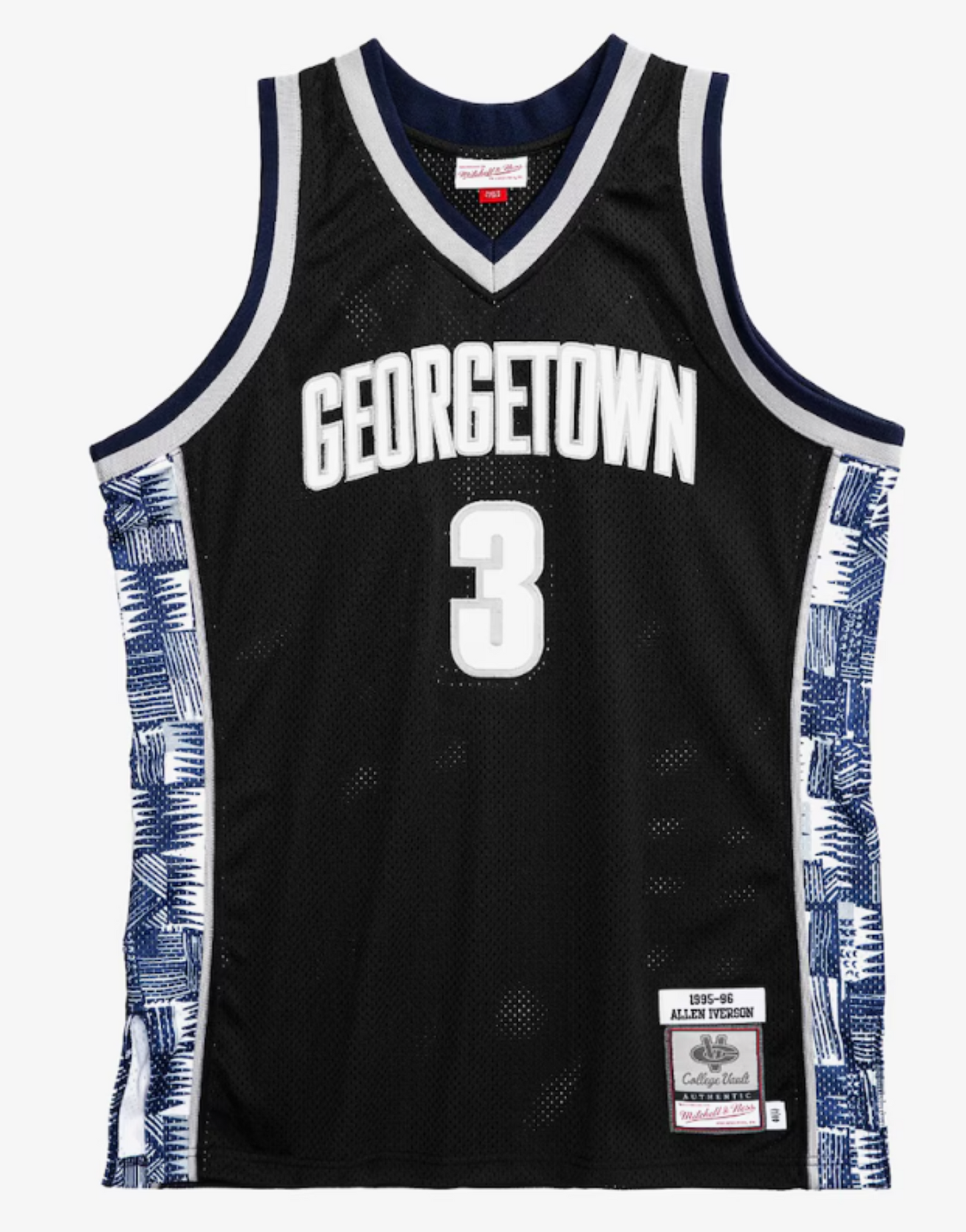 Mitchell & Ness NCAA Allen Iverson Georgetown Hoyas 1995/96 Swingman Jersey - Black