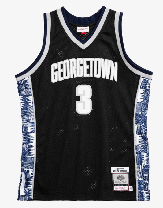 Mitchell & Ness NCAA Allen Iverson Georgetown Hoyas 1995/96 Swingman Jersey - Black