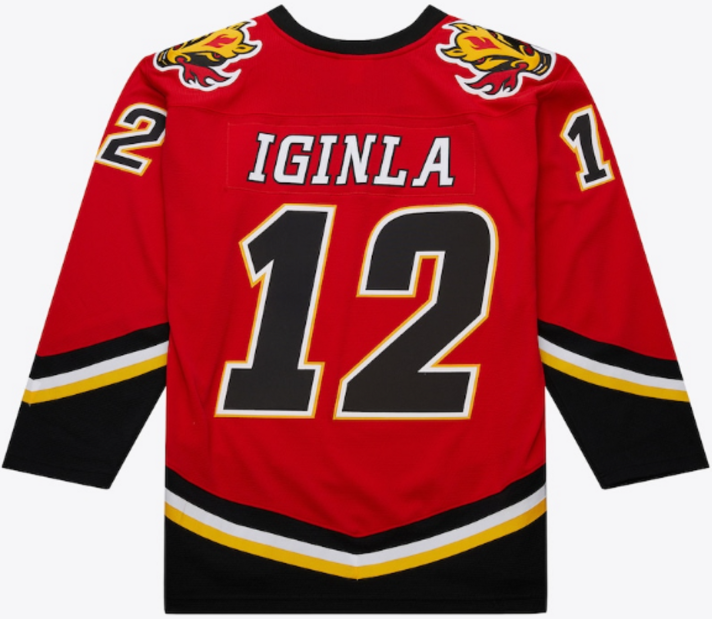 Mitchell & Ness NHL Jarome Iginla Calgary Flames 2003-04 Captain Jersey - Red/Black
