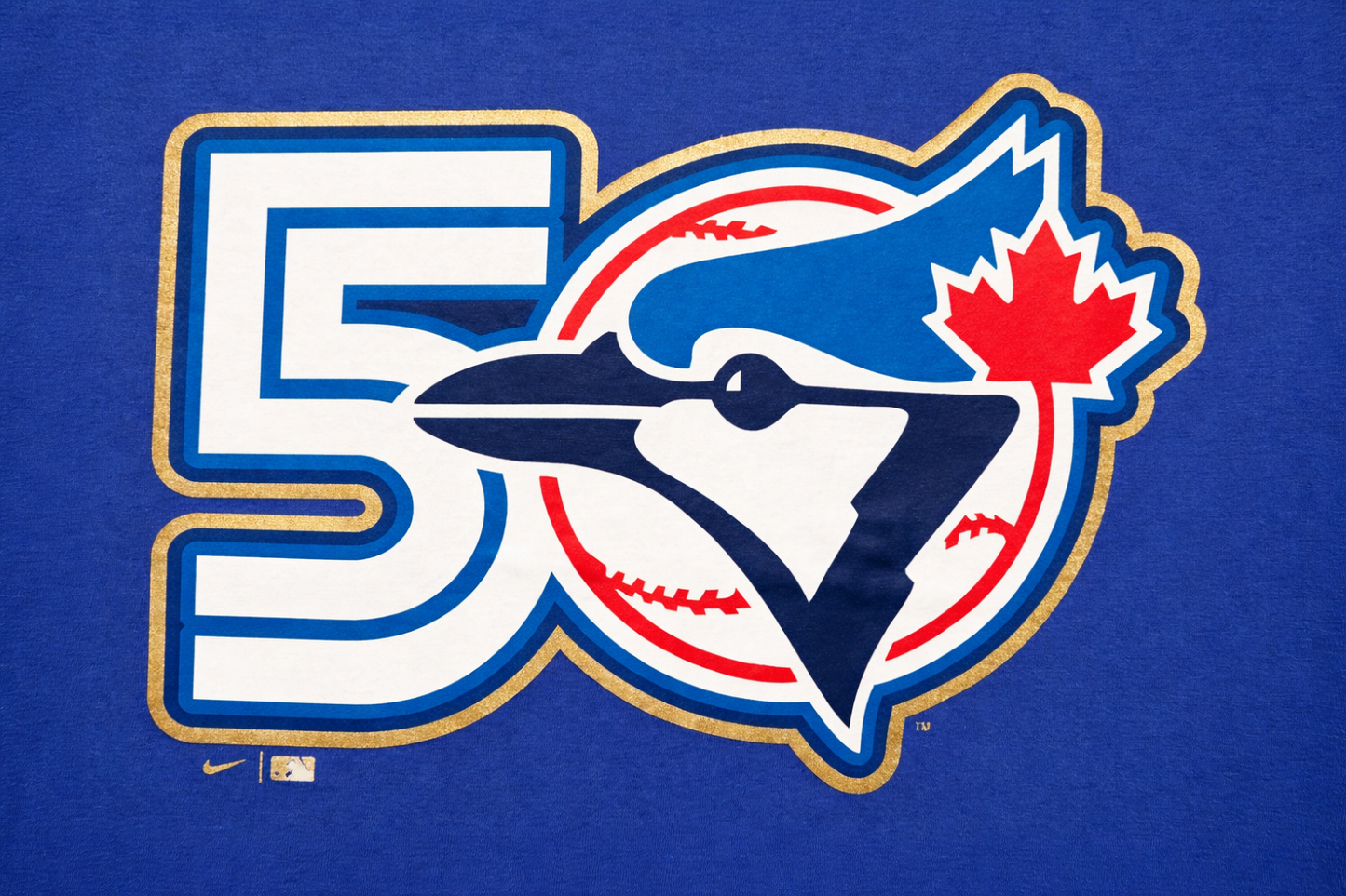 Nike MLB Toronto Blue Jays 50th Season Anniversary T-Shirt - Royal Blue