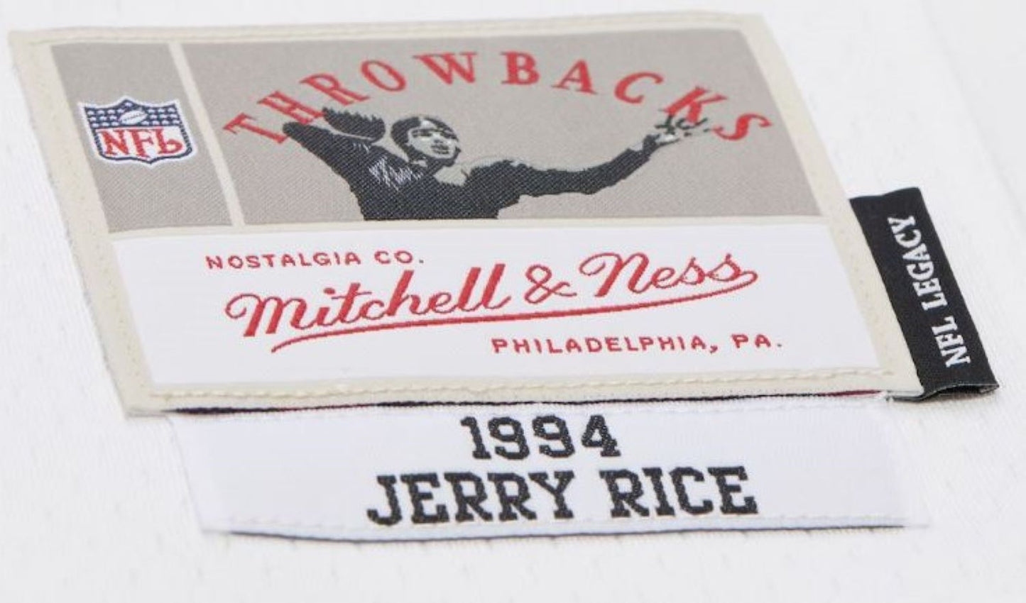 Mitchell & Ness Jerry Rice San Francisco 49ers 1994 Legacy Player Jersey - White/Red